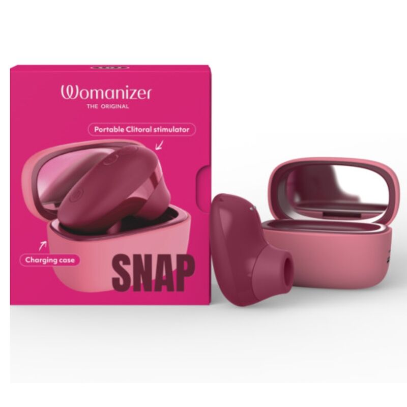 Womanizer Snap Stimulateur Clitoridien à Succion 6 Intensités Baie Écrasée