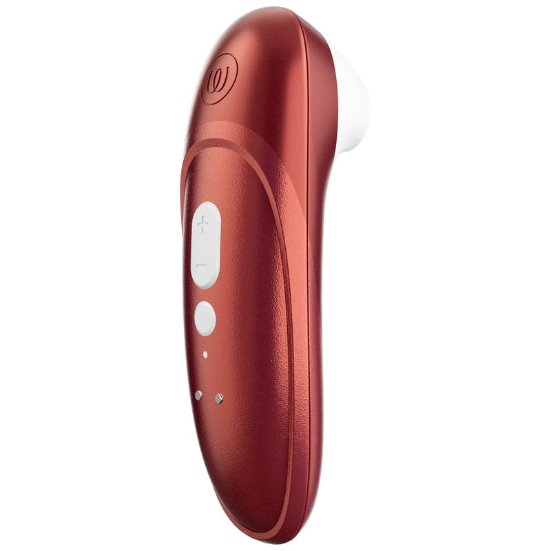 WOMANIZER - STIMULATEUR CLITORIAL PRO À SUCCION 11 NIVEAUX D'INTENSITÉ ROUGE BORDEAUX