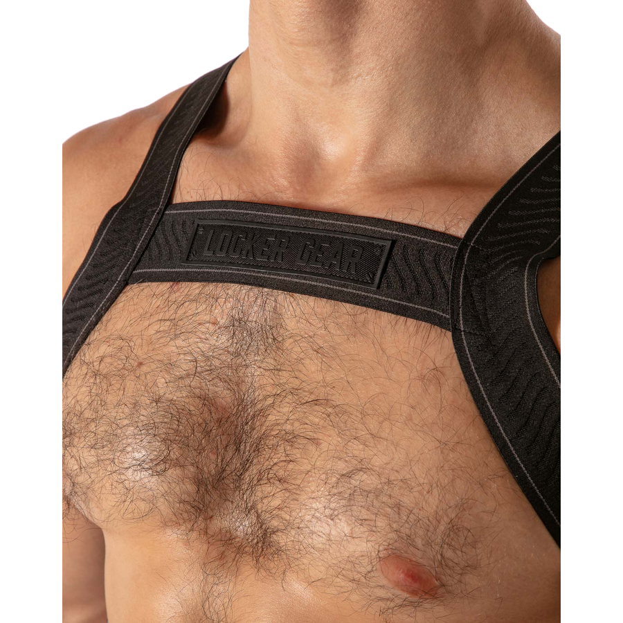 LOCKER GEAR - PISTON HARNESS HARNAIS CORPOREL RÉGLABLE POUR HOMME BLEU S/M