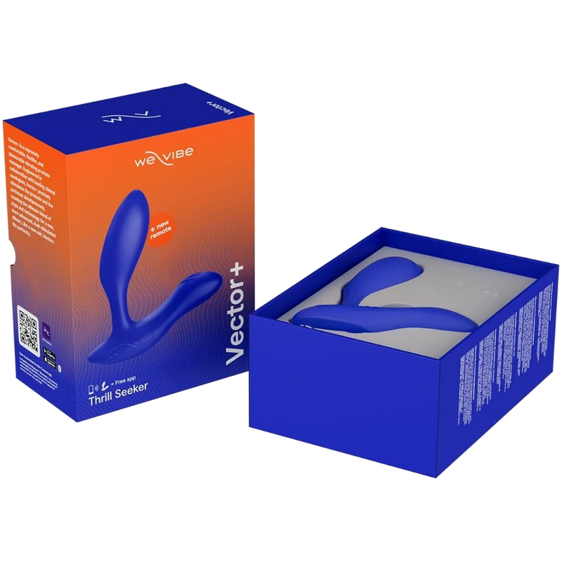 WE-VIBE - VECTOR+ MASSEUR DE PROSTATE À DOUBLE STIMULATION BLEU ROYAL