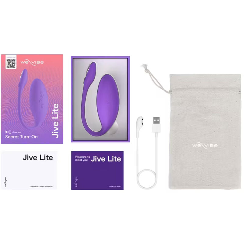 We-Vibe Jive Lite Vibromasseur Couple Télécommandé Œuf Violet