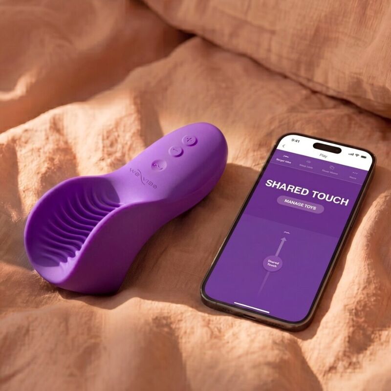WE-VIBE - VIBRATEUR DOUBLE FACE POUR COUPLES À TOUCHER PARTAGÉ VIOLET