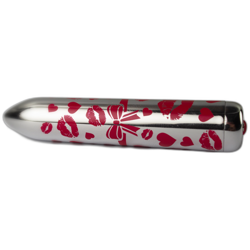ROCKS-OFF - GIFTING LOVE MINI VIBRATEUR BULLET RECHARGEABLE AVEC 16 FONCTIONS ARGENT