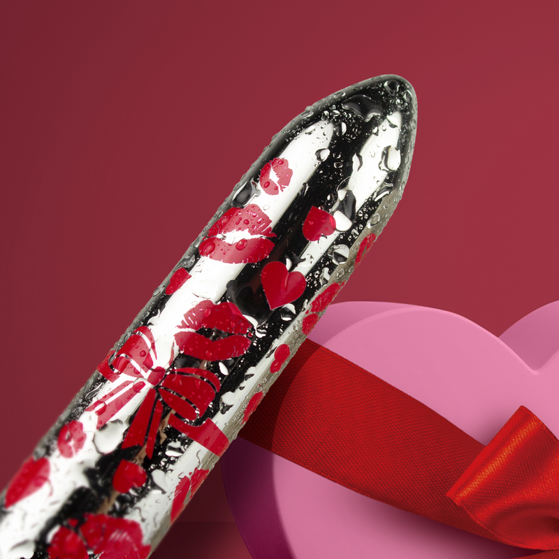 ROCKS-OFF - GIFTING LOVE MINI VIBRATEUR BULLET RECHARGEABLE AVEC 16 FONCTIONS ARGENT