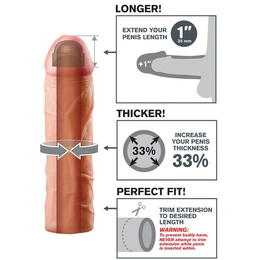 Gaine Pénis Fantasy X-Tensions Perfect 1 Beige - Pipedream