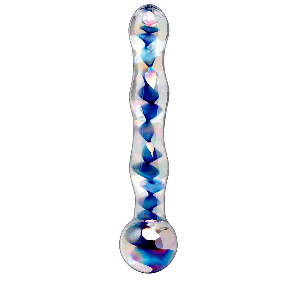 Dildo en Verre Artisanal Icicles N°8 Transparent - Pipedream