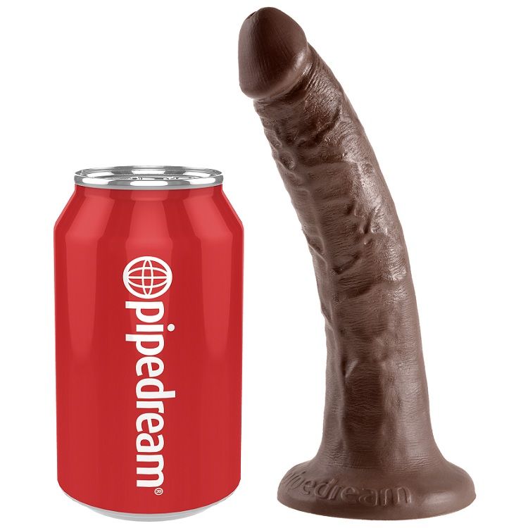 Gode King Cock 7 Chocolat 17,8cm - Pipedream