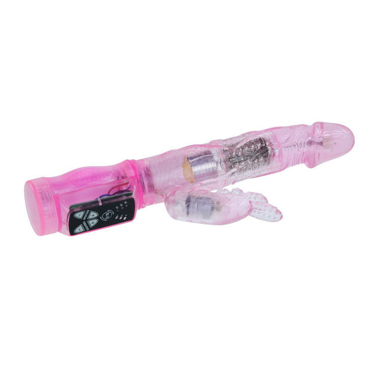 Baile - Mini Vibromasseur Rabbit Rotatif 23 cm - Mauve