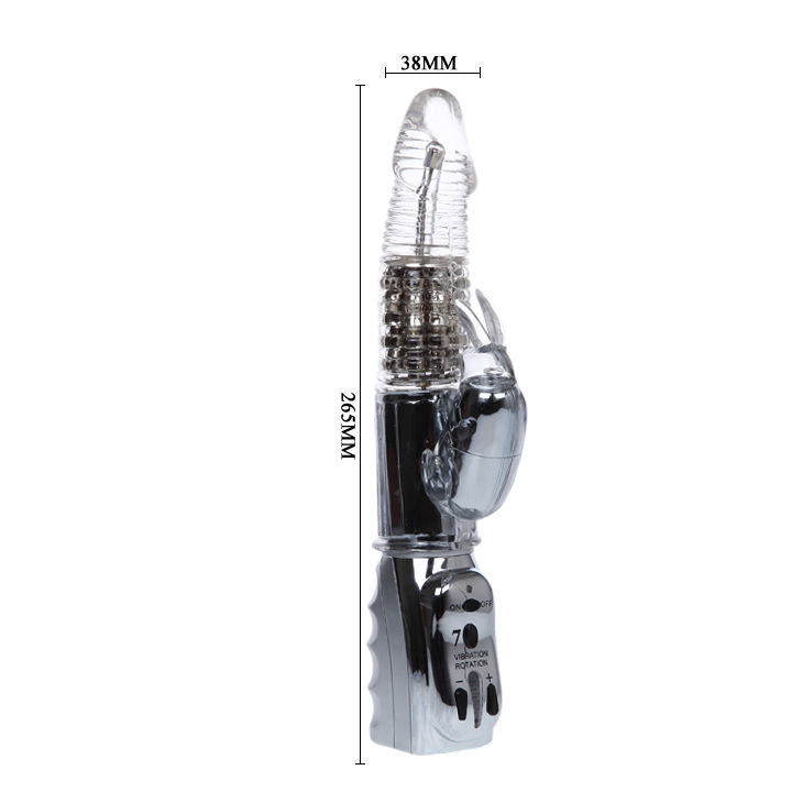 Baile - Vibromasseur Rabbit Rotatif 26,5 cm - Gris