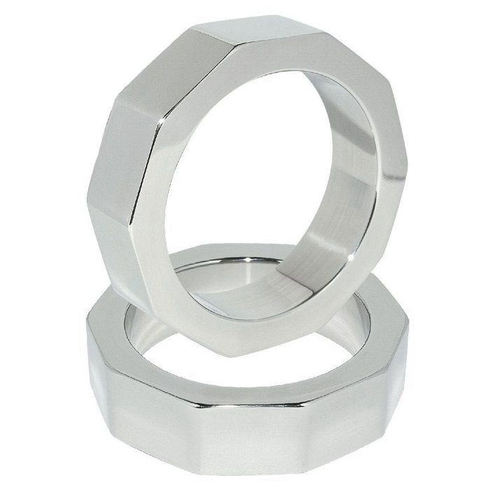 Anneau pénien avec décrou testicules 55mm - Metal Hard - METAL HARD