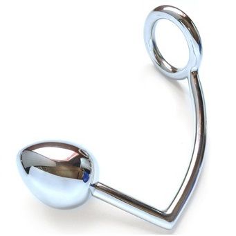 Anneau pénien avec crochet anal 50mm - Metal Hard - METAL HARD