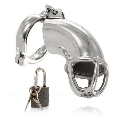 Metal Hard – Cage de chasteté pénis en acier avec cadenas