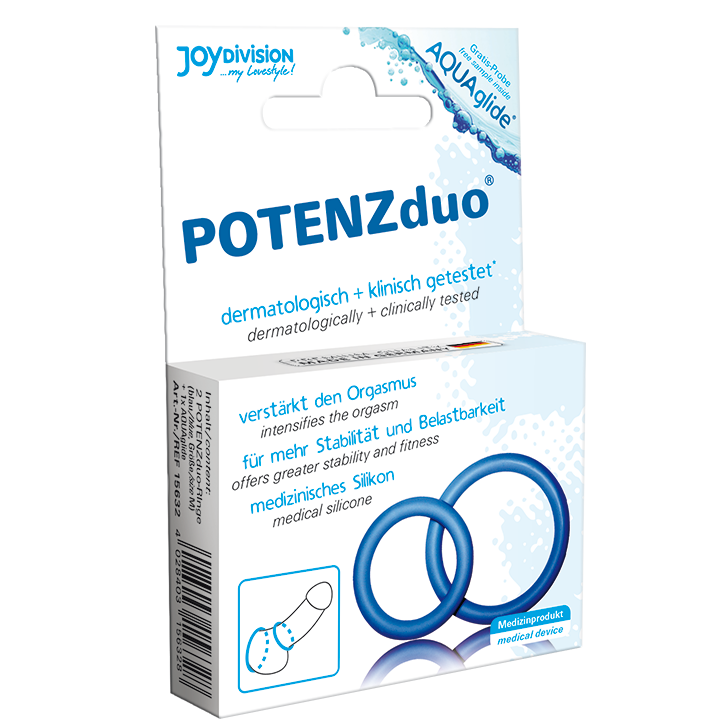 Cockrings POTENZduo Kit 2 Anneaux Medium - JoyDivision