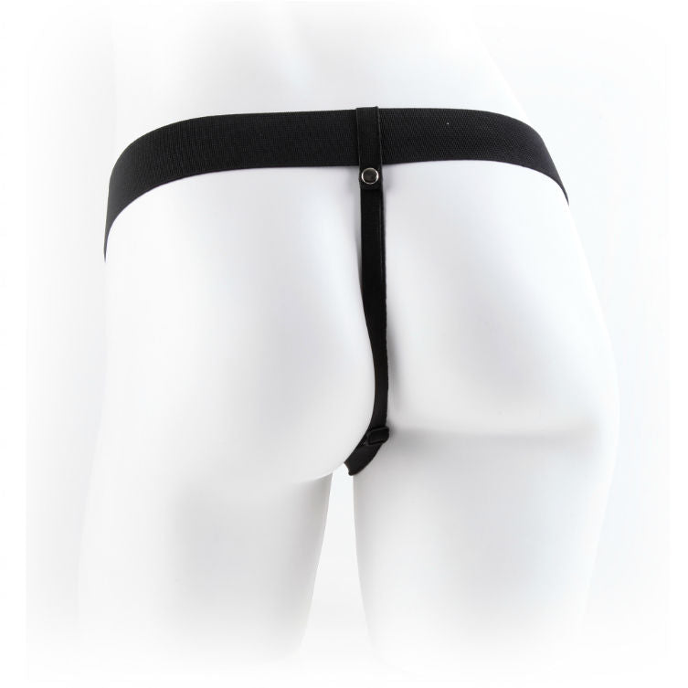 Strap-On Creux Vibrant 11 pouces Chair - Fetish Fantasy