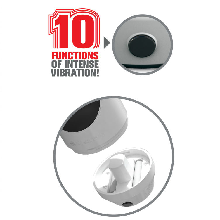 Masturbateur Automatique Mega Grip Blanc - Extreme Toyz