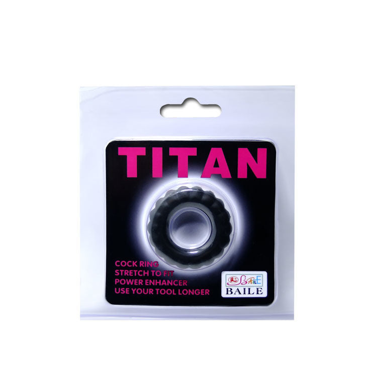 Baile - Anneau Cockring Titan Rouge - 2 cm