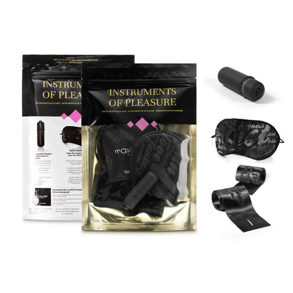 Bijoux Indiscrets - Coffret Plaisir Masque / Liens Sensuels / Stimulateur