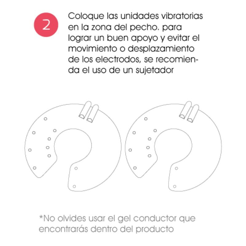 500Cosmetics - Augmentation Mammaire Électrostimulation U-Breast