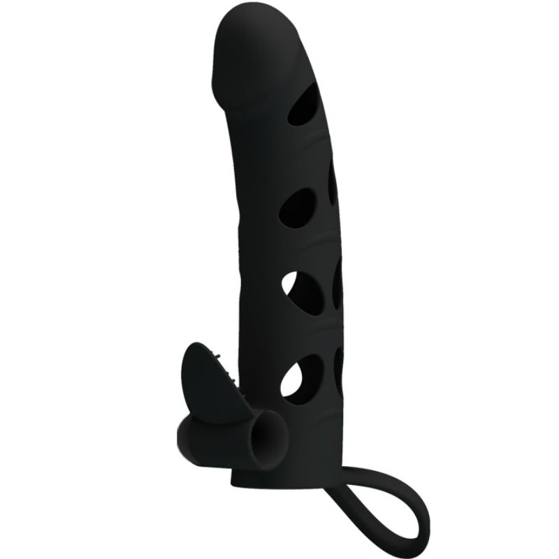 Gaine Pénienne Pretty Love Silicone Vibrante 15.2cm - Pretty Love