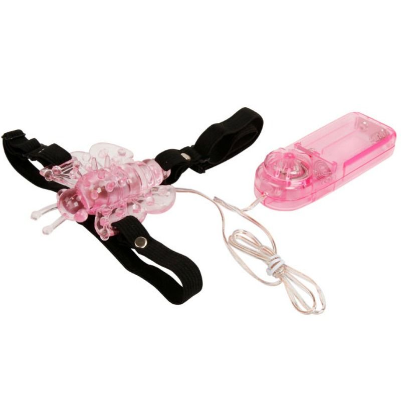Baile - Harnais avec Vibro en Forme de Papillon pour Femme