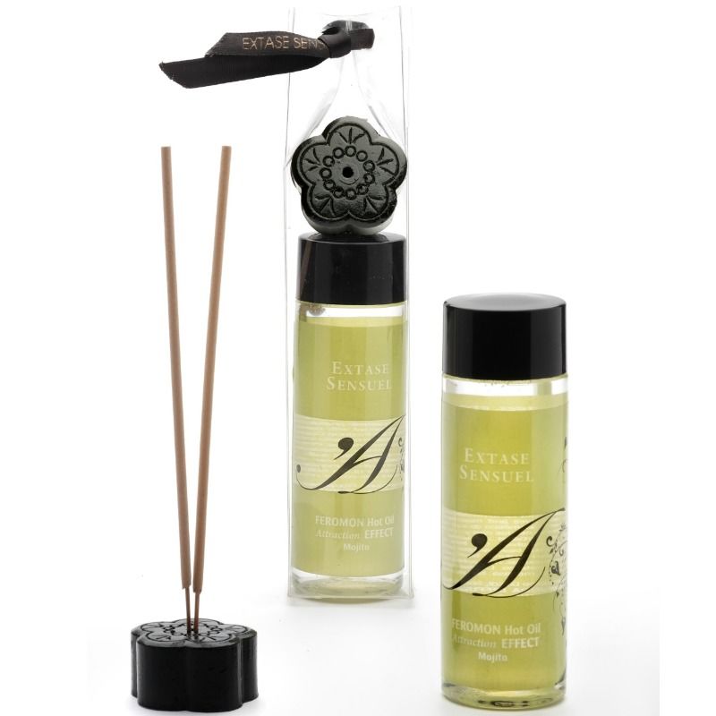 Huile de Massage Extase Sensual Phéromones Mojito 100ml - Extase