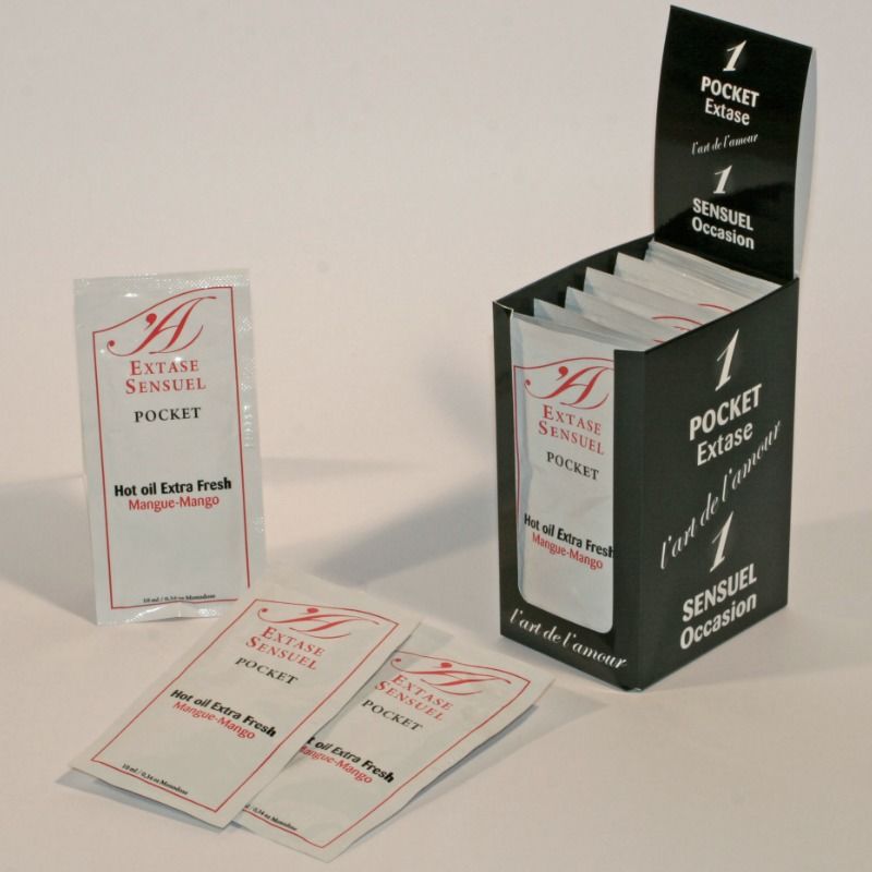 Huile Massage Chauffante Extase Sensual Mangue 10ml - Extase