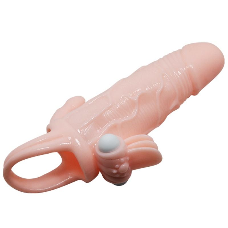 Baile - Gaine à Pénis Vibrant avec stimulation Clitoris - 16,5 cm