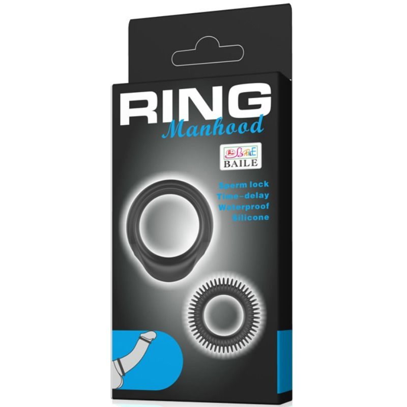 Baile - Kit 2 Anneaux Cockring Manhood