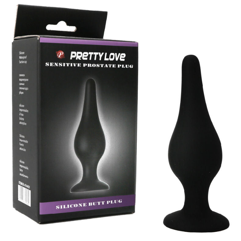 Plug Anal Ergonomique Pretty Love 14 cm Noir - Pretty Love