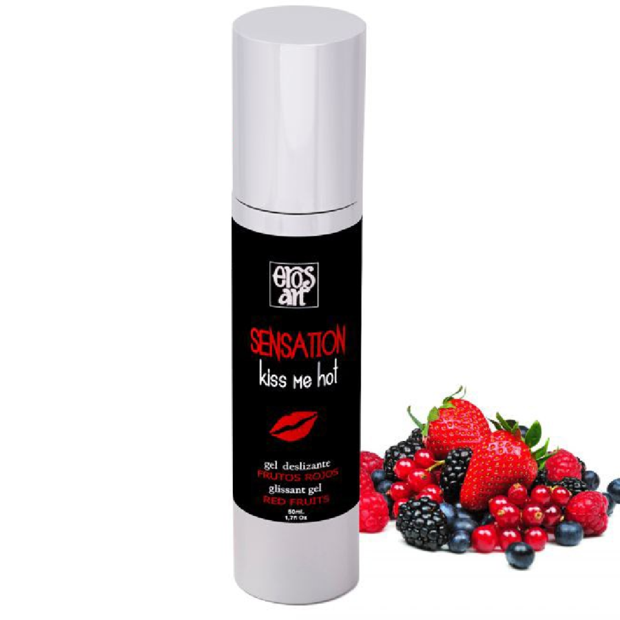 Lubrifiant Gourmand Sensation Fruits Rouges Chauffant - Eros-Art