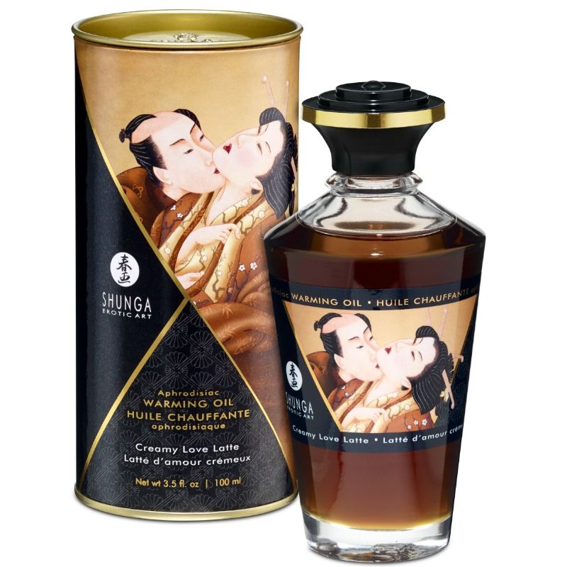 Shunga - Huile Chauffante Aphrodisiaque Latte - 100 ml