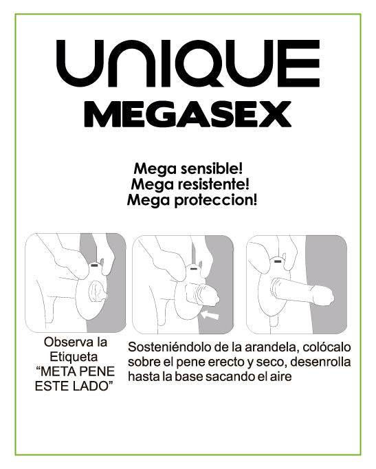 Préservatifs latex free sensitifs Megasex x3 - Uniq - UNIQ