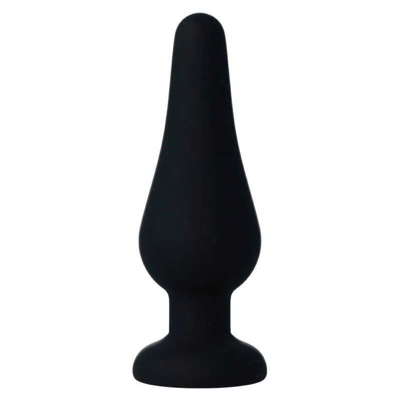 Plug Anal Pipo Taille M Noir 11 cm - Intense