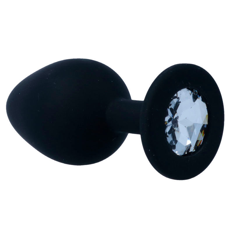 Plug Anal Intense avec Strass Noir - Intense