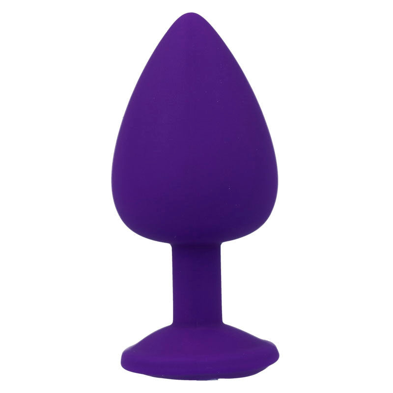 Plug Anal Intense Silicone Strass Lilas - Intense