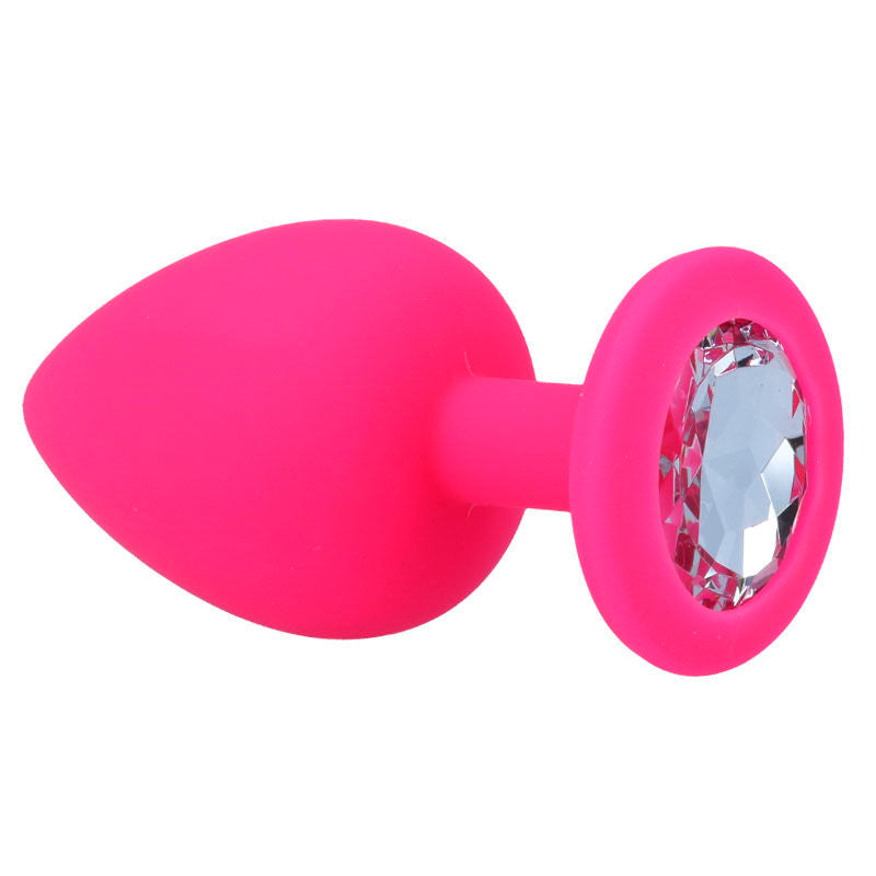 Plug Anal Intense avec Strass Fuchsia - Intense