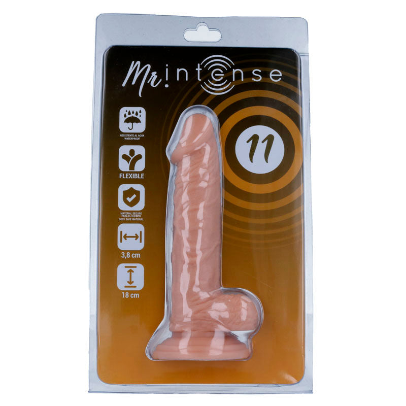 Mr. Intense - Gode Ventouse Réaliste Couleur Chair / 18 cm