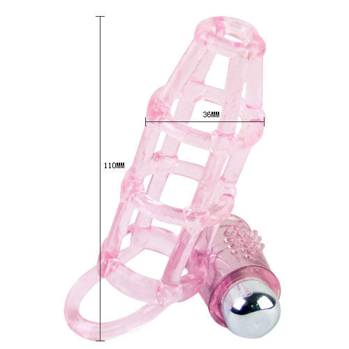 Baile - Gaine Vibrante Pénis en silicone - Rose