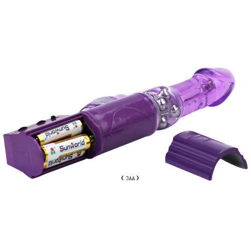 Baile - Vibro rabbit avec billes rotatives Hot Lady - Rose