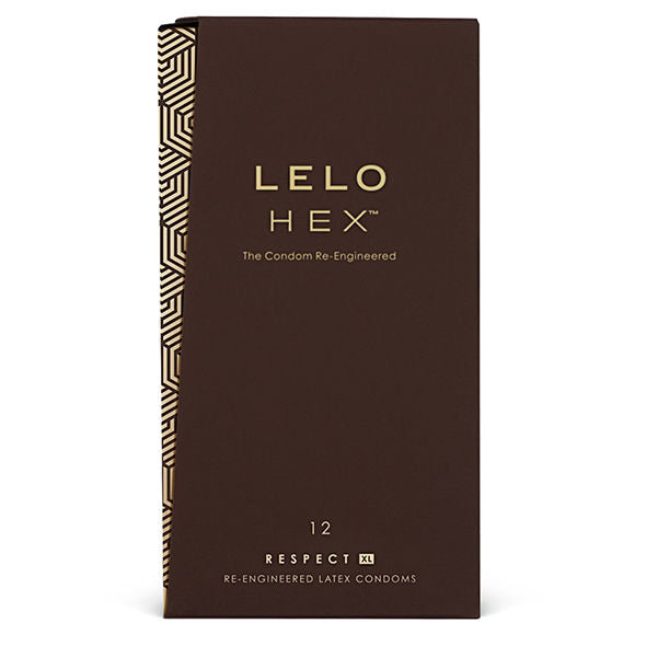 Lelo - Préservatifs HEX Grande Taille XL - Boîte de 12