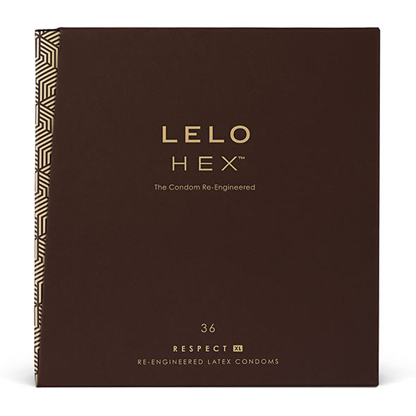 Lelo - Préservatifs HEX Grande Taille XL - Boîte de 36