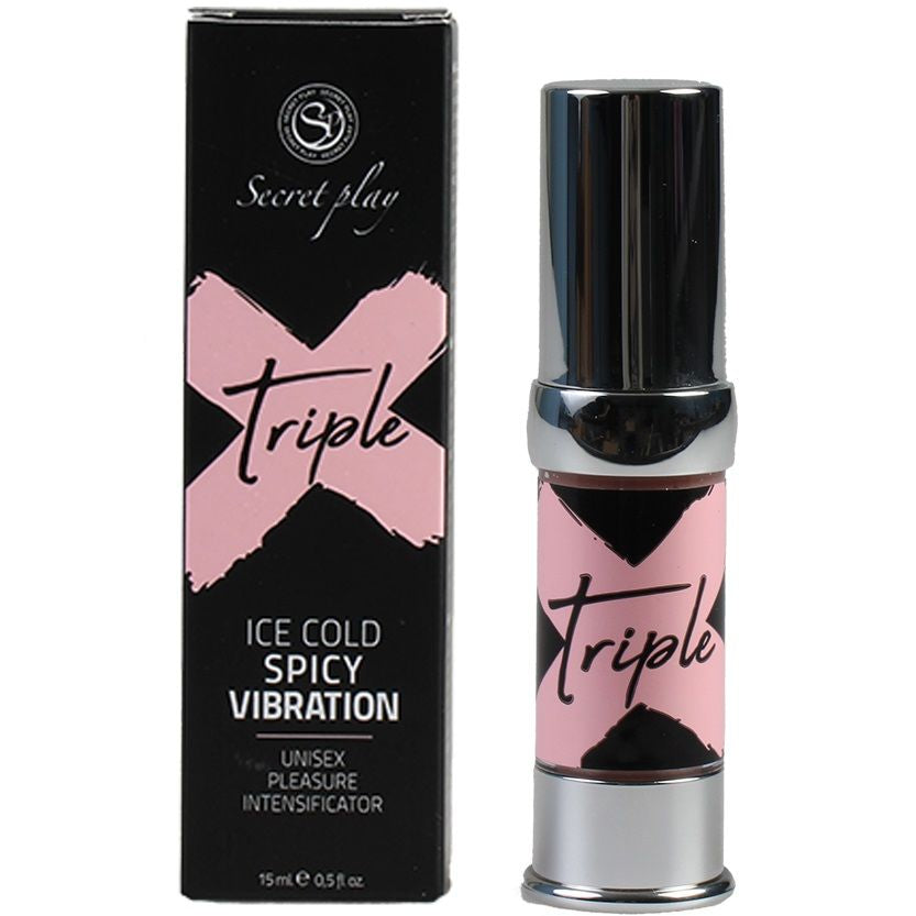 Secret Play -  Gel Intensifiant Effet Chaud Froid et Vibrant Triple X - 15 ml