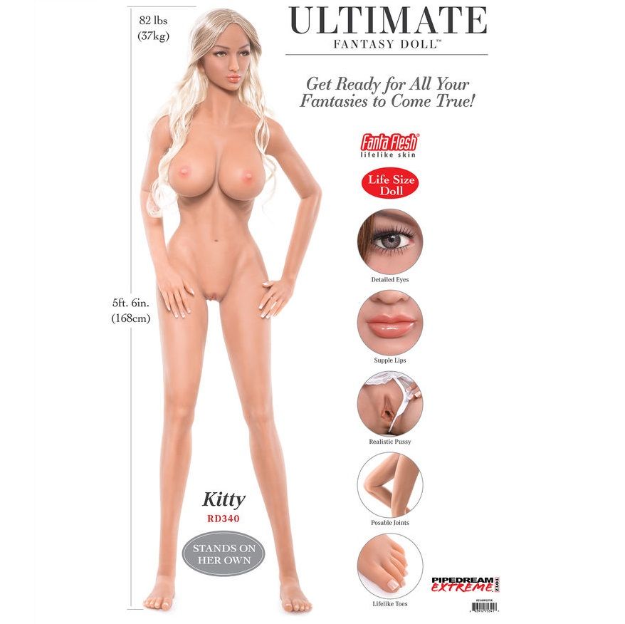 Poupée Sexuelle Ultra Réaliste Kitty 168cm - Extreme Toyz