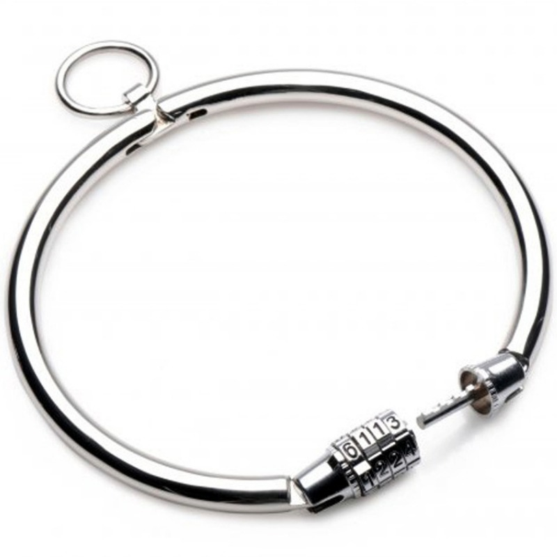 Collier BDSM à combinaison 13,5 cm - Metal Hard - METAL HARD