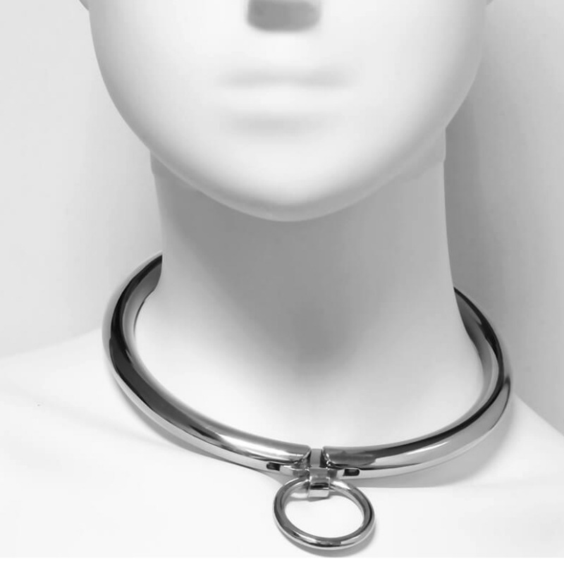 Collier BDSM à combinaison 12 cm - Metal Hard - METAL HARD