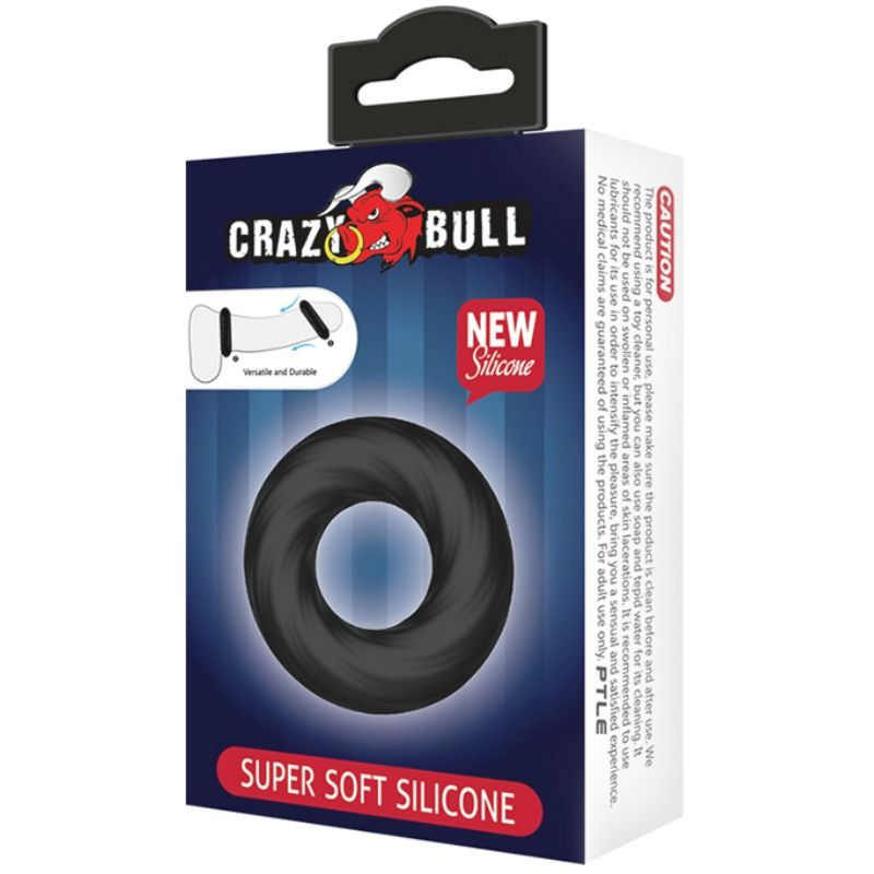 Anneau Pénien Crazy Bull Silicone Super Doux - Crazy Bull