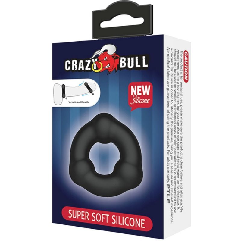 Anneau Pénien Silicone Nodules Crazy Bull - Crazy Bull