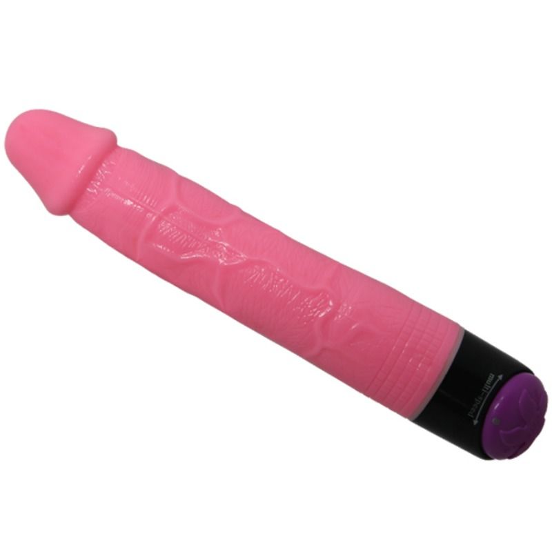 Realistischer Vibrator 23 cm Rosa - Baile