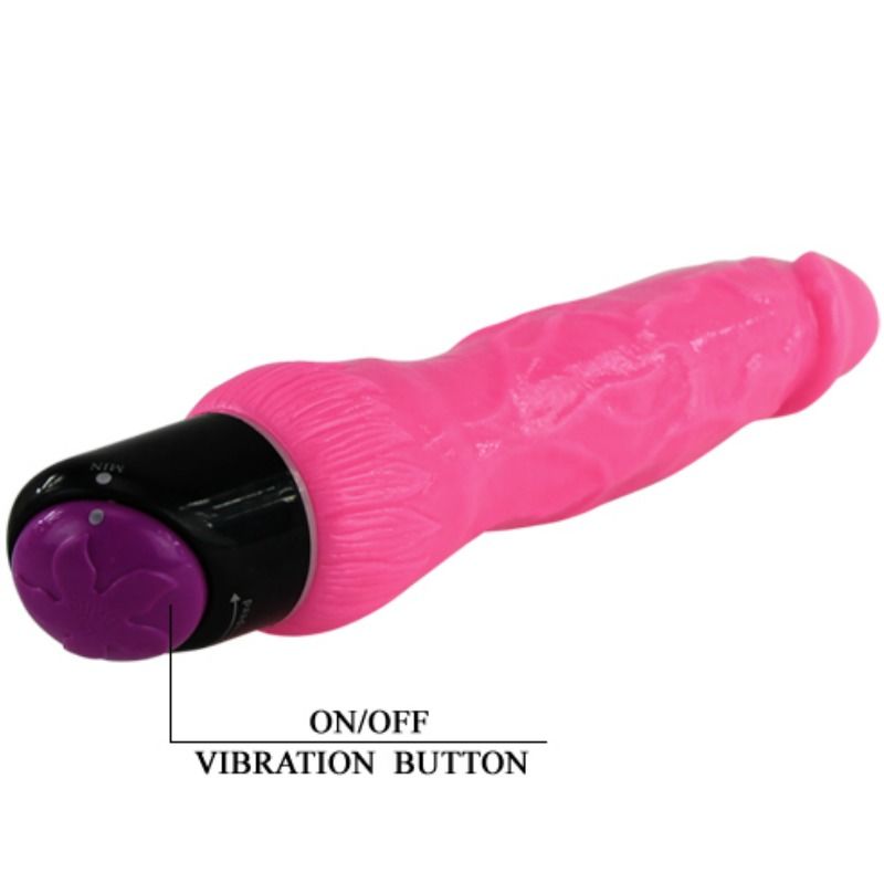 Realistischer Vibrator 24 cm Rosa - Baile