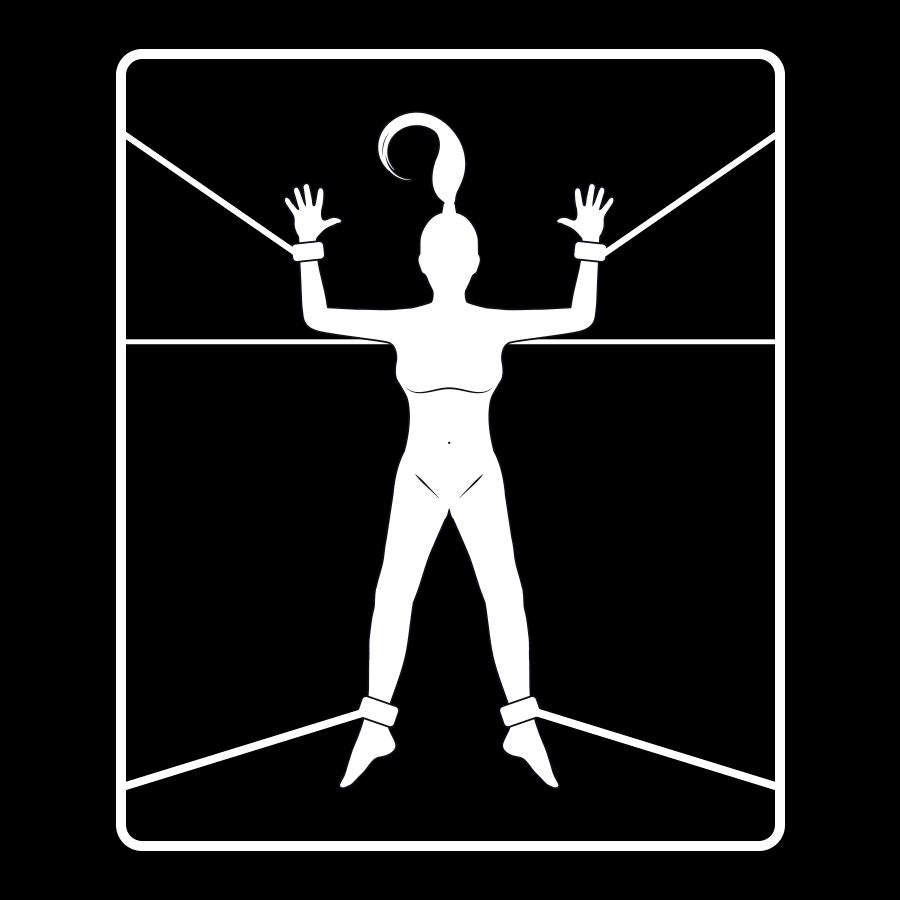 Fetish Submissive – Attache de Lit avec Menottes Poignets & Chevilles